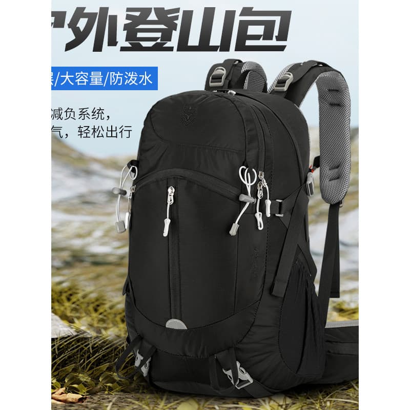 Saco de caminhada ao ar livre masculino grande capacidade impermeável leve mochila feminina caminhadas mochila de ciclis