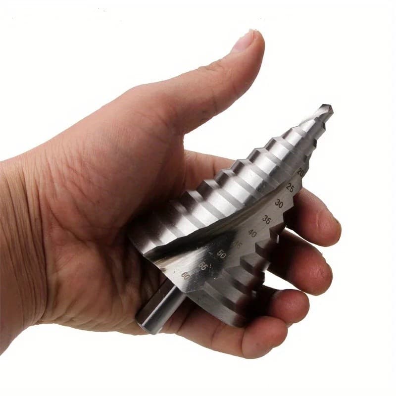 6-60mm Passo Broca Espiral Sulco Pagode Buraco Cortador Folha De Metal Cone Haste Triangular Abridor Reamer