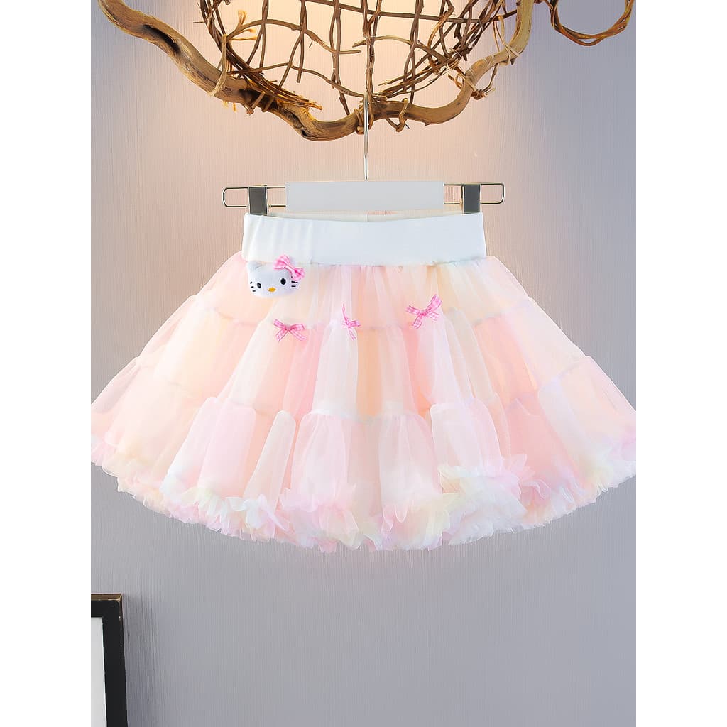 Crianças roupas infantis meninas tutu saia 2026 primavera verão roupas do bebê estilo ocidental doce saia convexa prince