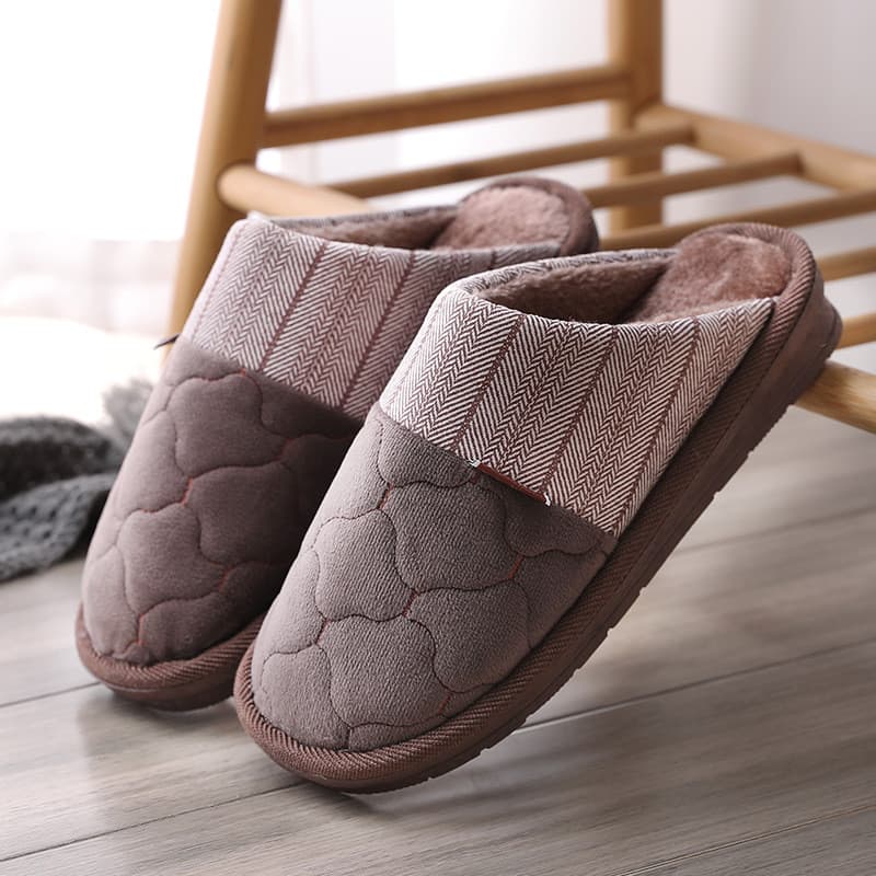 Chinelos de algodão masculino inverno Extra grande tamanho 50 antiderrapante quente casa prático chinelos de algodão 49