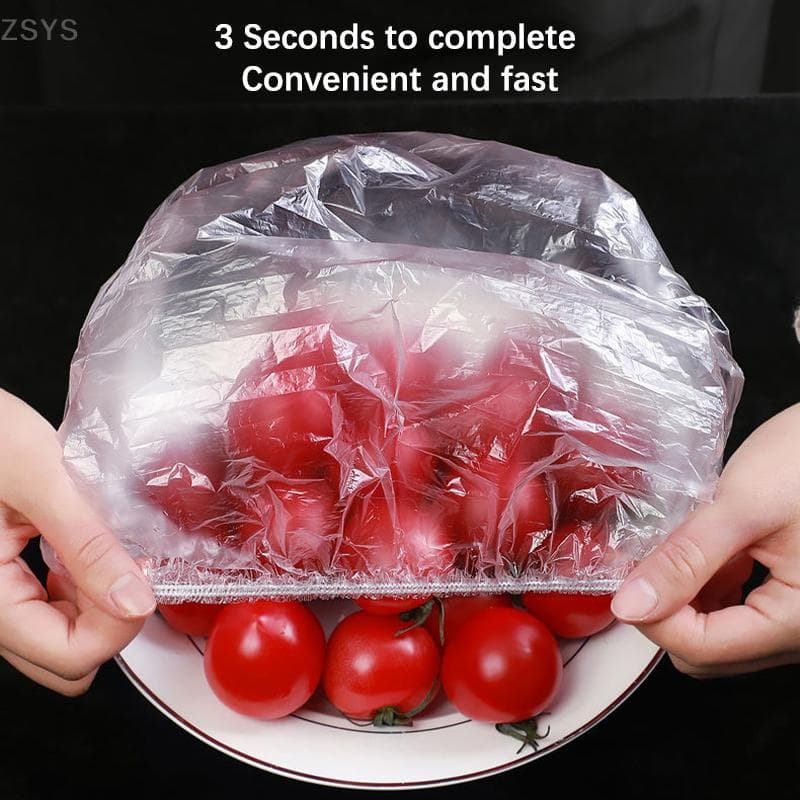 [ZSYS] 50/100 Unidades De Capa Descartável Para Alimentos , Saco De Armazenamento De Frutas E Vegetais De Qualidade Alim