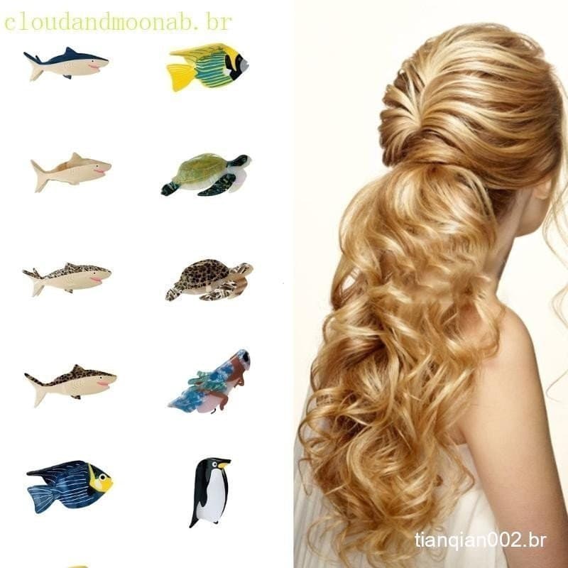 Grampo de cabelo CLO, cabelo grosso e grosso de fixação forte, alicate de braçadeira longa, acessórios 9QIH