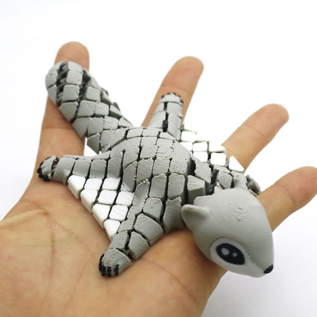 Impressão 3D descompressão esquilo voador artesanato ornamentos presentes na moda jogar figuras criativas articulações a