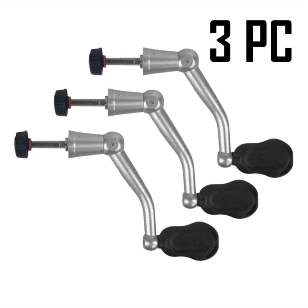 Kit 3x Manivela Bracinho Para Molinete Universal - Média