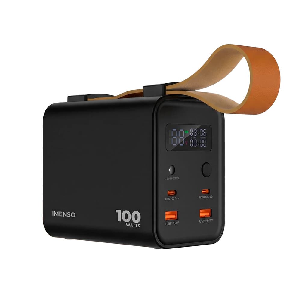 Bateria Portátil IMENSO IMS-618S 100W com Display Digital e Múltiplas Portas USB