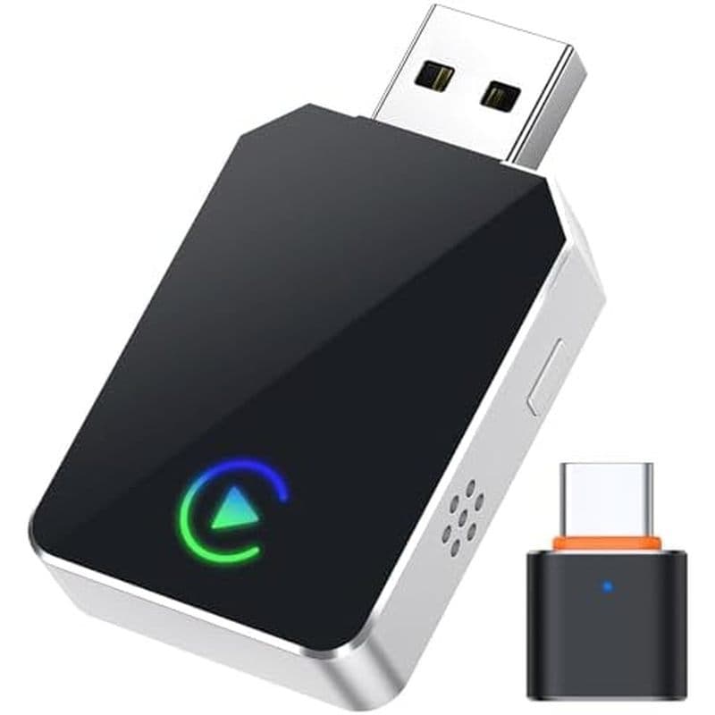 Adaptador CarPlay Sem Fio Para , Android Auto 2 Em 1 Atualizado , Conversor Com , Rápido & amp ; Estável , Plugue Jogue