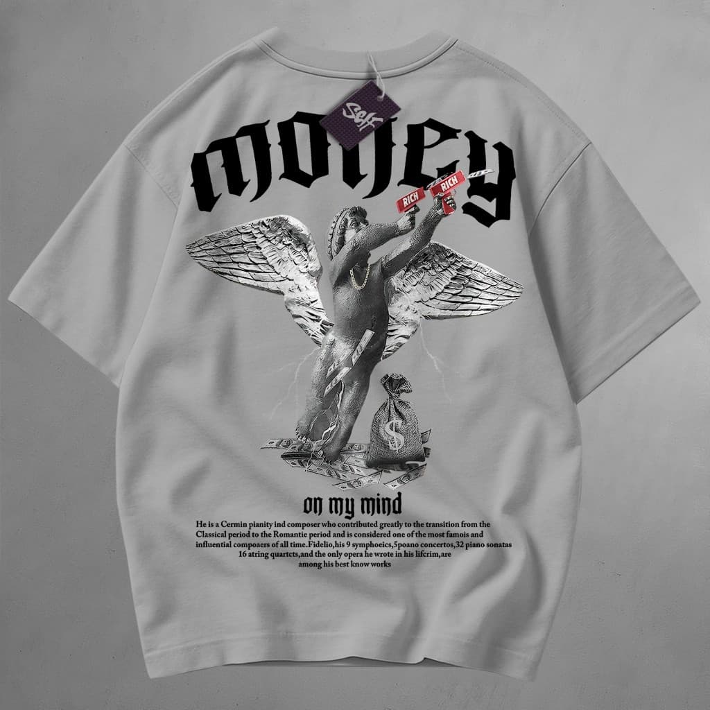 Camiseta Anjo Money Masculina Streetwear Novo!