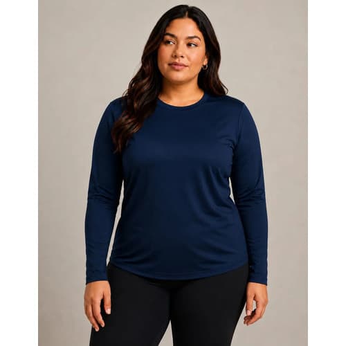 Blusa Manga Longa Plus Size Térmica Segunda Pele Proteção Uv