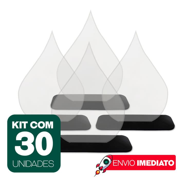 KIT 30 TROFÉUS PERSONALIZAÇÃO COMPETIÇÃO GOTA PS 2MM SIMILAR ACRÍLICO TROFÉU