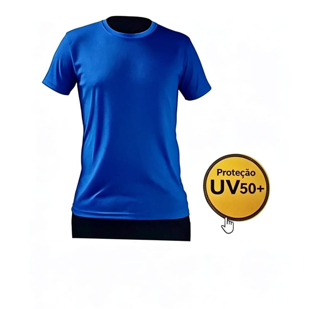 Camisa Térmica M/c Proteção Solar Uv50 Camiseta Segunda Pele