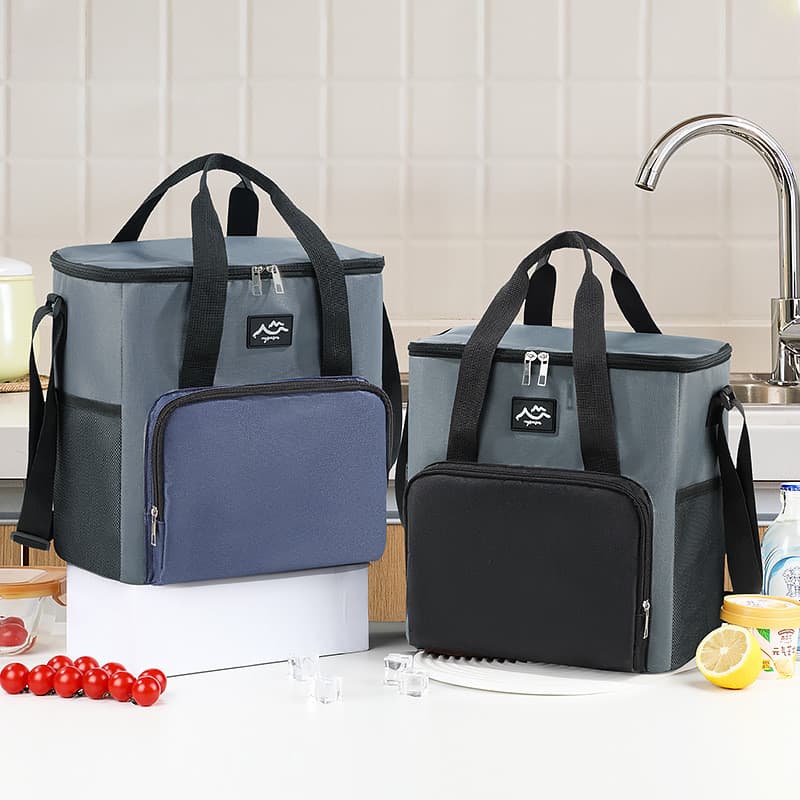 2026 cor pura simples Cross-body isolado almoço saco trabalhador de escritório Commuter lancheira saco diário portátil a