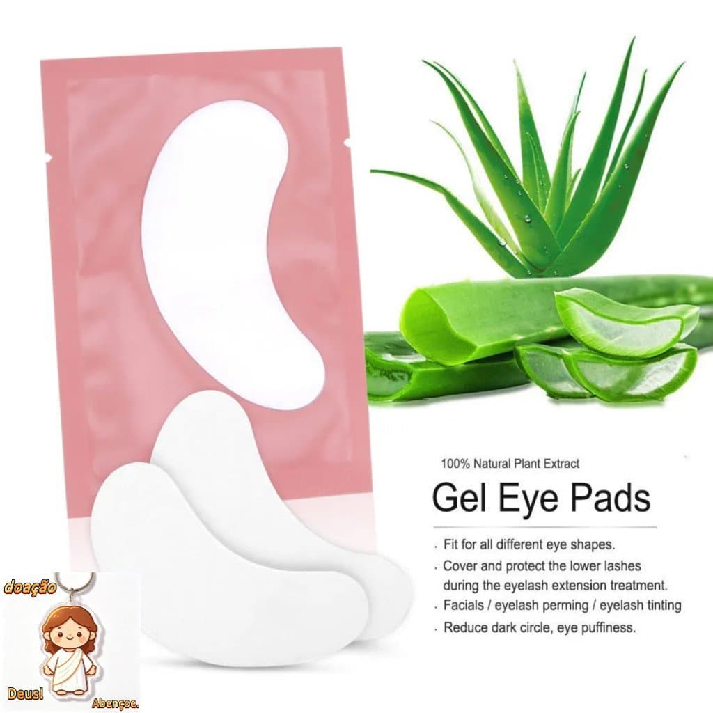 Protetor De Pálpebra Alongamento Patch Pad Gel Extensao de Cilios Ped