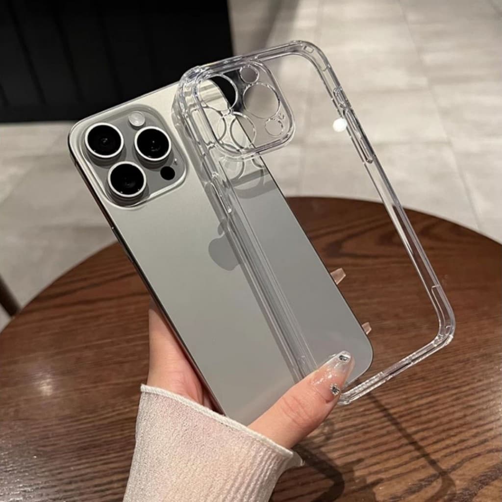 Capinha Transparente TPU Anti-Impacto | Proteção Completa | iPhone 11 12 13 14 15 16 16E 17 Pro Pro Max