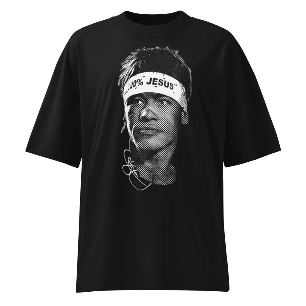 Camiseta Masculina Oversized Neymar 100% Jesus