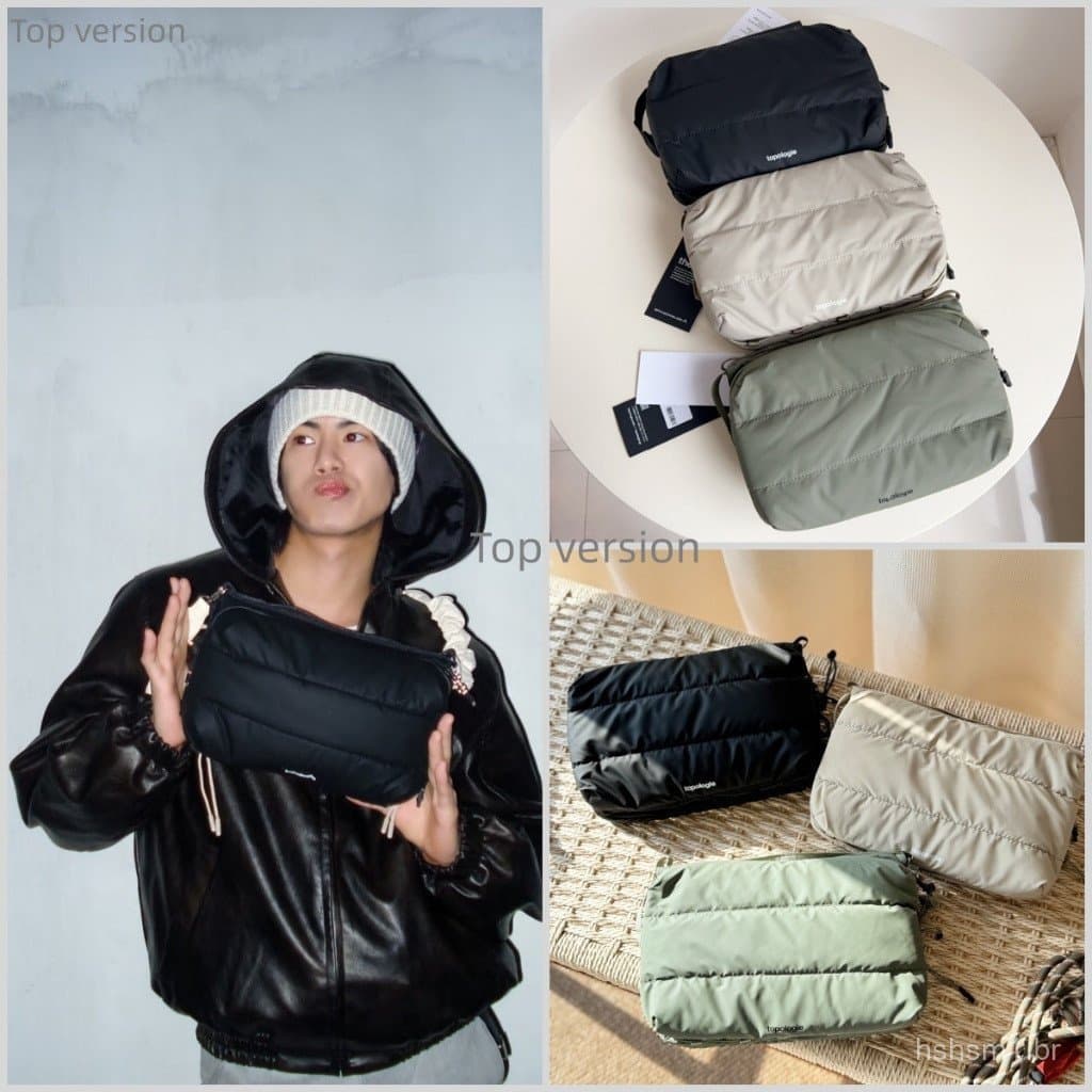 Versão principal 1: 1 nova bolsa de ombro estilo mensageiro, moda urbana, bolsa grande estilo nuvem, estilo montanha.