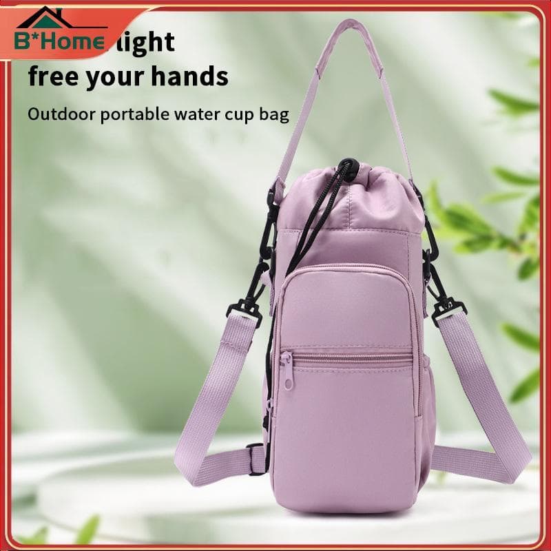 BHTH Bolsa Portátil Para Garrafa De Água Com Alça Ajustável Canecas Térmicas Capa Protetora Isolada Telefone Poeta De Vi
