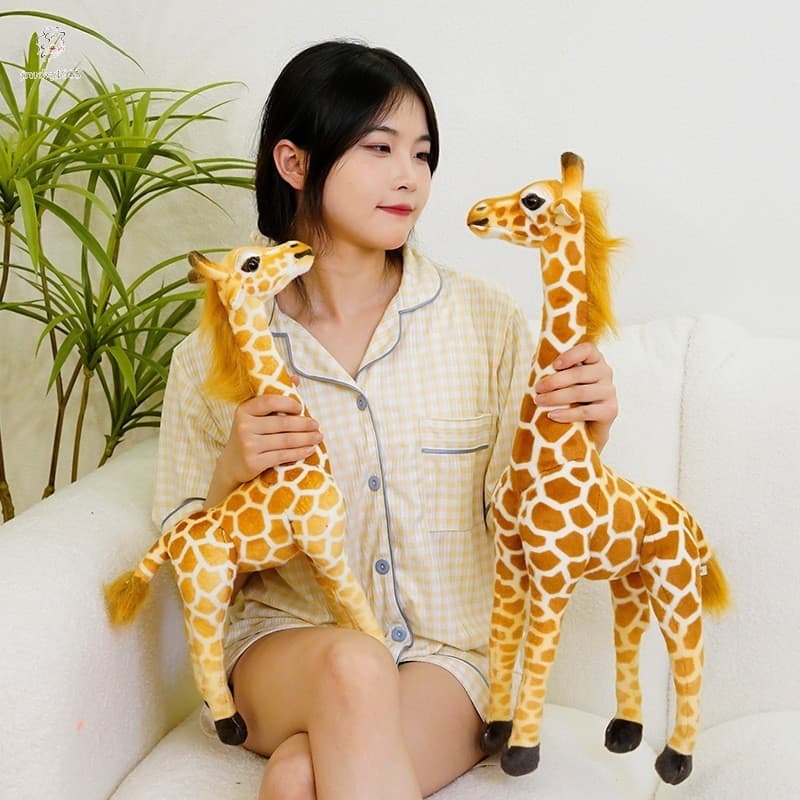 Brinquedo De Pelúcia Girafa Gigante-Presente De Boneca Macio Para Crianças