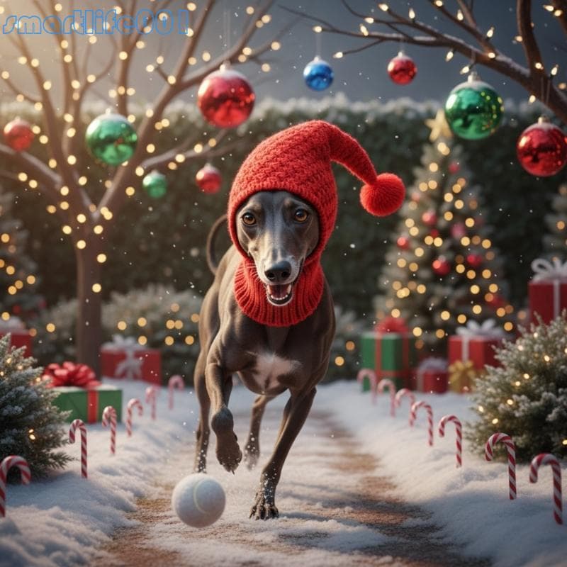 S * Chapéu Inverno Respirável Para, Malha Fibra Acrílica Quente Chicotes, Galgo Italiano, Uso Diário,