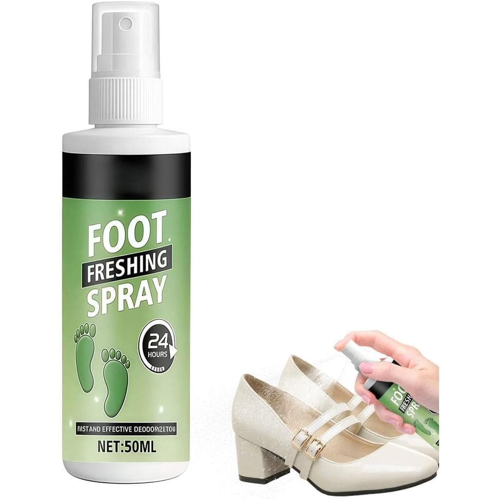 Spray Eliminador de Odor de Sapatos, 60ml - Eliminação Poderosa e Duradoura - Removedor de Cheiro de Sapatos |   para Bo