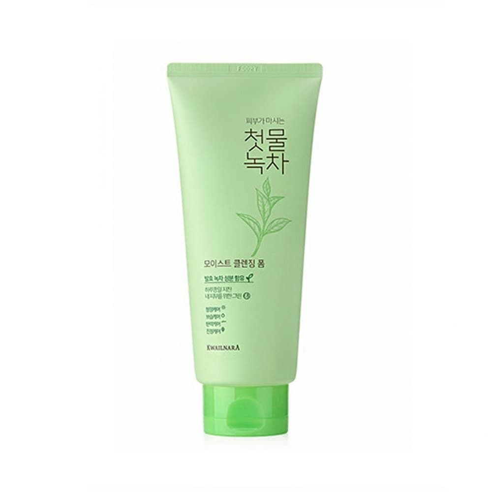 Kwailnara Green Tea Moist Cleansing Foam 180ml