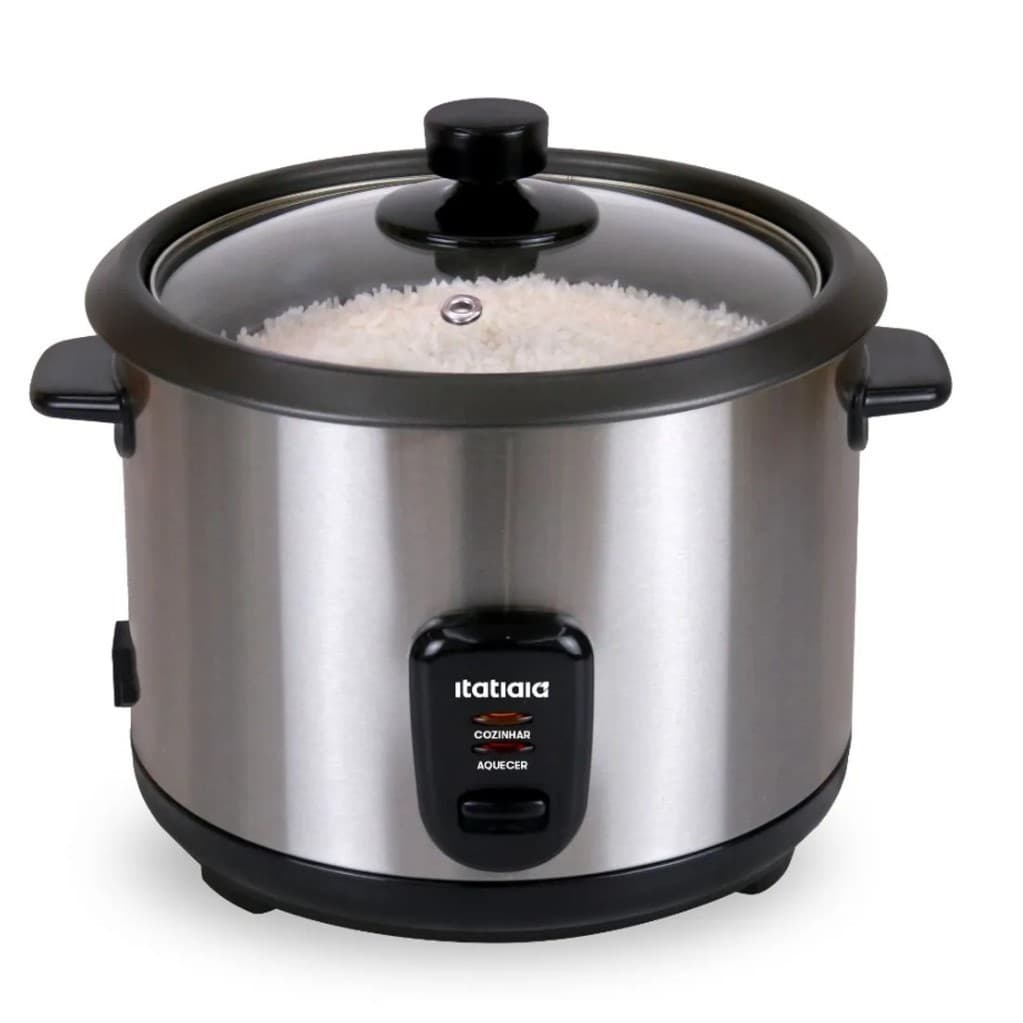 Panela de Arroz Elétrica 1,5L Midi Itatiaia Inox 500W 127V