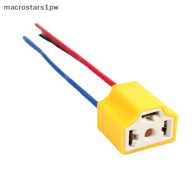 Alta Qualidade H4 Três Furos Fio Cerâmico Fiação Cabeça Do Carro Lâmpada Chicote De Fios Soet Plug Venda Quente Auto H4
