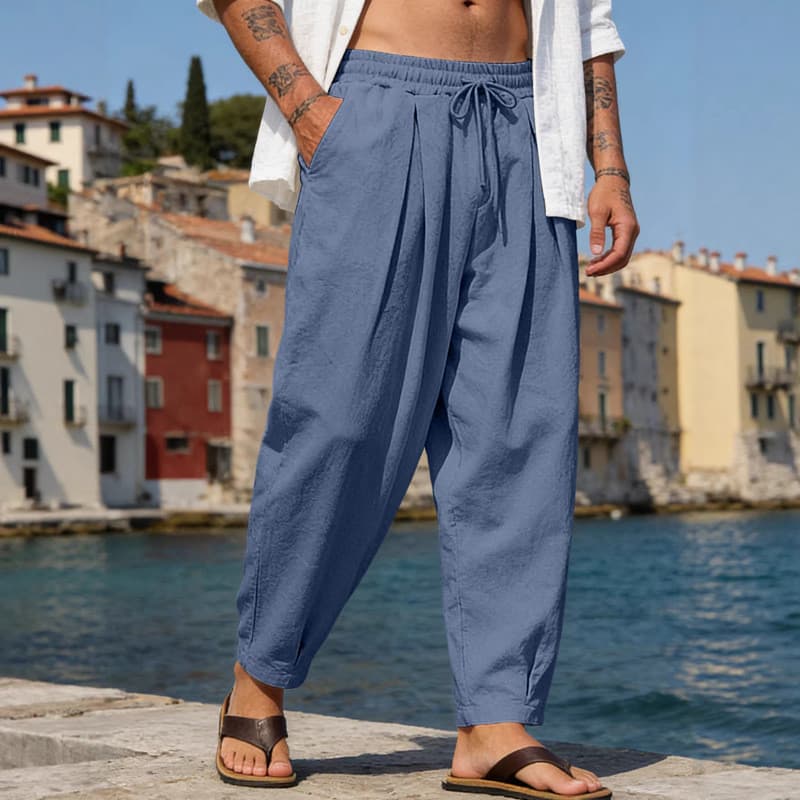Novo produto transfronteiriço europeu americano Amazon comércio exterior calças casuais homens AliExpress tamanho grande