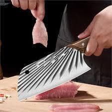 Cutelo Faca Açougue Cozinha Churrasco Carnes Legume Afiada Pesca Corta Frango Peixe Amolada