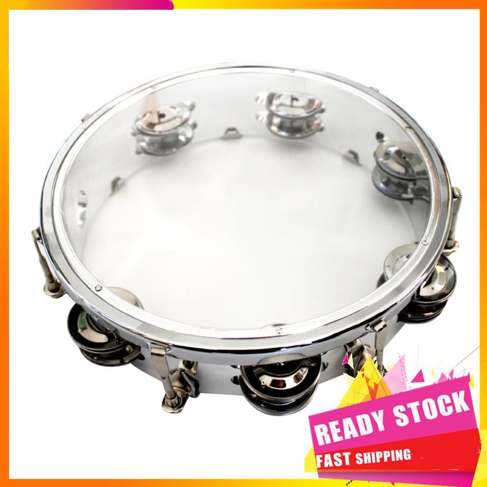 Gfgfgfgg Sino de mão ajustável de metal ajustável, pandeiro leve para crianças, educação precoce e desempenho (10