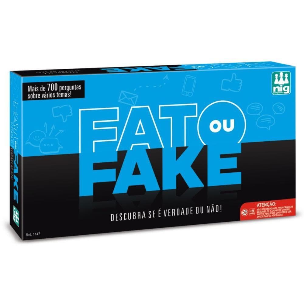 Jogo de Tabuleiro Fato ou Fake?