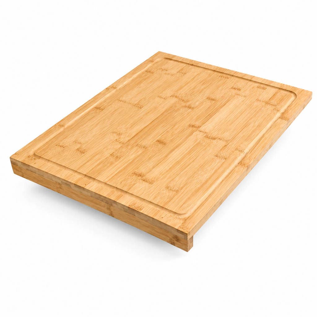 Tábua de Corte de Bambu Grande 45x38cm quina 90 graus 6024