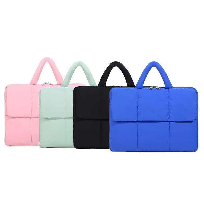 Nova bolsa para laptop à prova d'água e resistente a impactos de 16 polegadas, bolsa simples e leve para deslocamentos,