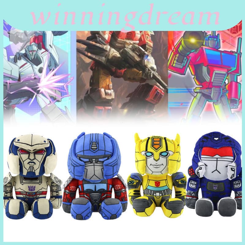Brinquedo de pelúcia macio e confortável do Buzz Lightyear Transformers, um presente único de robô para crianças e i9AX.