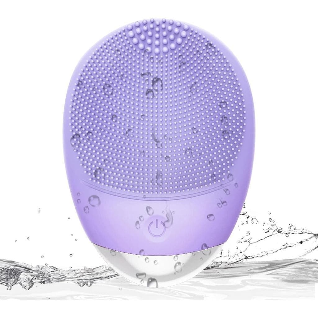 Escova de Limpeza Facial, Escova Facial Elétrica 3 em 1 de Silicone Macio à Prova d'Água, Recarregável por USB, à Prova