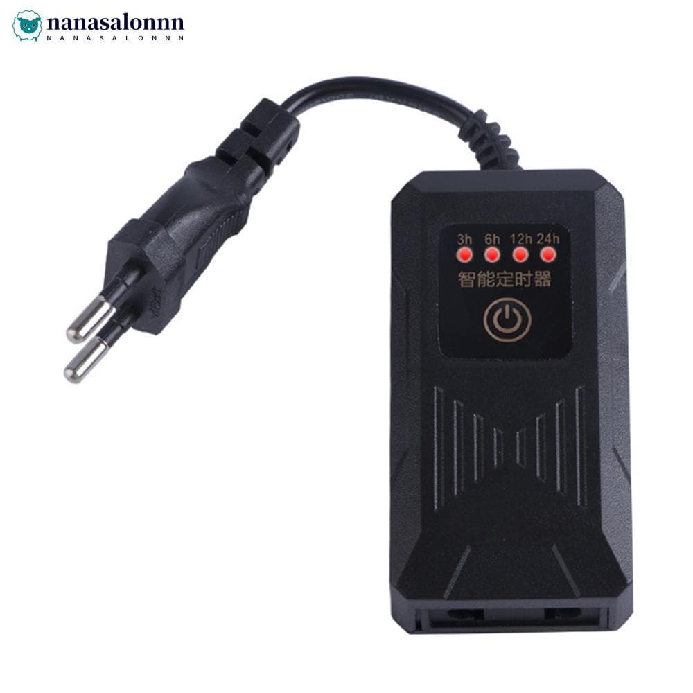 NANASALONNN Interruptor De Temporizador Inteligente De Ciclo 24 Horas Para Luz De Aquário Bomba UV Tomada De Economia De