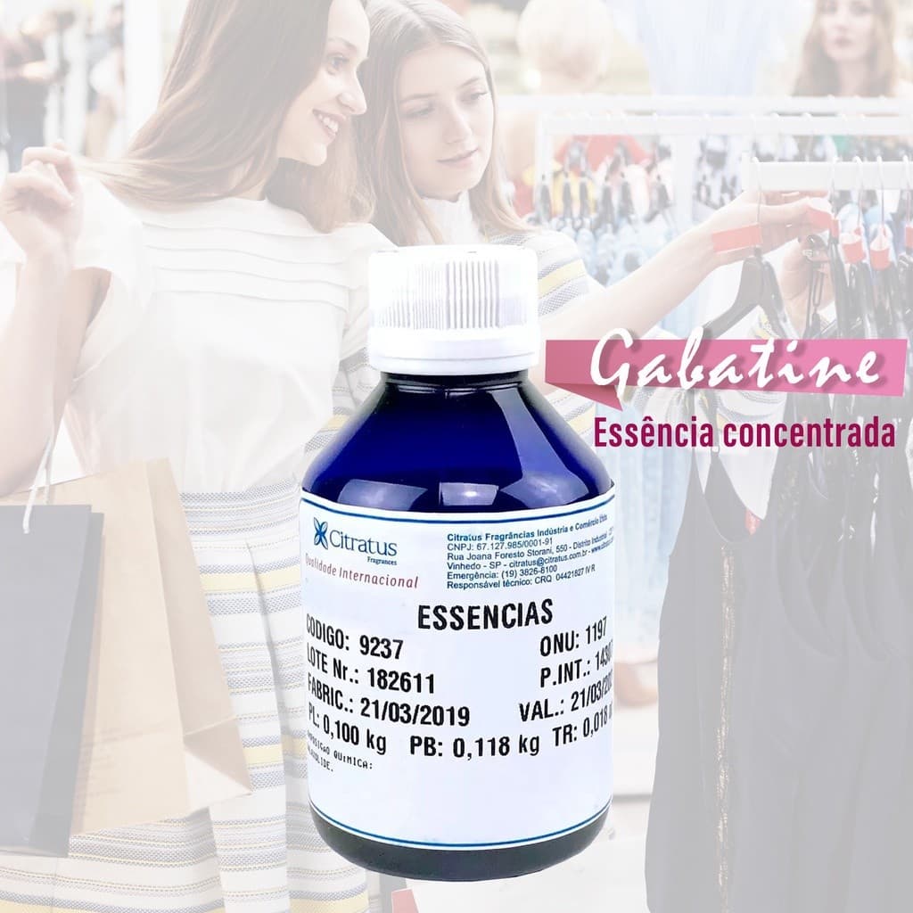 Essência Concentrada Gabatine HS - Citratus
