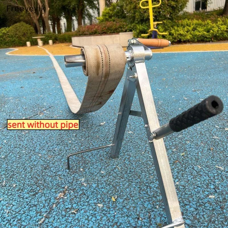 [Fre] Portátil Mangueira Máquina De Carretel Enrolador Manual De Água De Fogo Dobrável Artefato De Irrigação Agrícola En