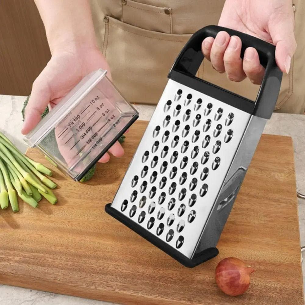 Raladores De Queijo , Triturador De Alimentos De Quatro Lados De Aço Inoxidável , Fatiador De Vegetais Multifuncional Co