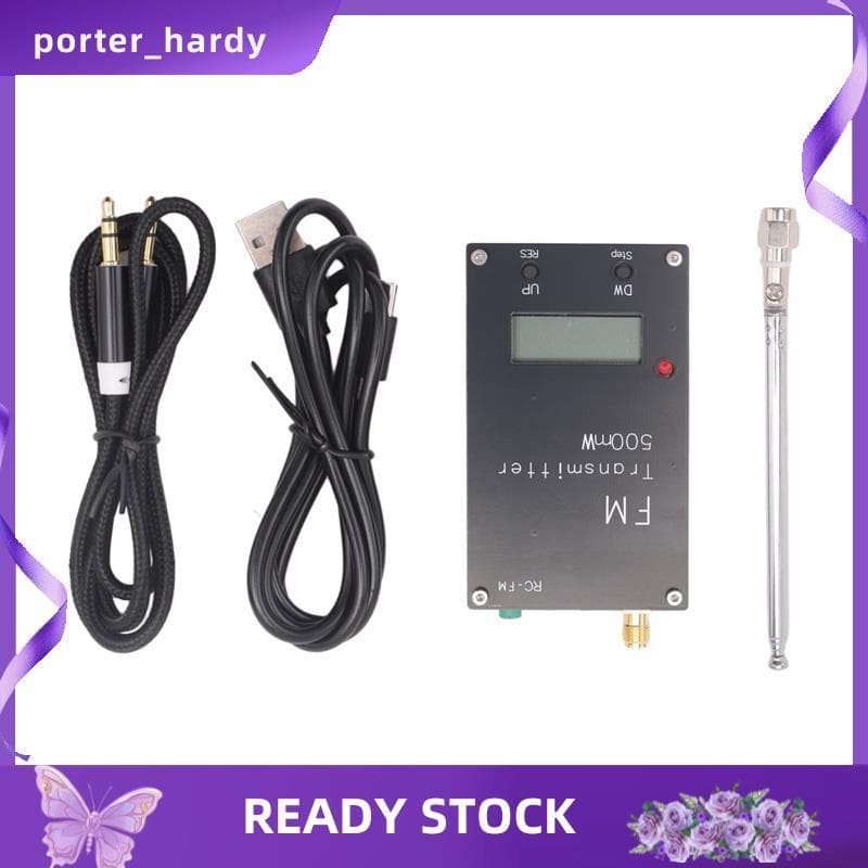 Transmissor FM Estéreo Digital , 2000M , 0.5W , Display LED , Frequência , 88M-108MHz , Para Transmissão De Rádio Campus
