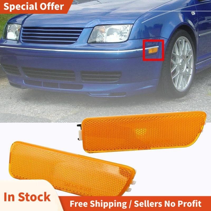 2 Pçs Amortecedor Dianteiro Do Carro Marcador Lateral Luz Sinal De Volta Repetidor Da Lâmpada Para GOLF MK4 1999-2005