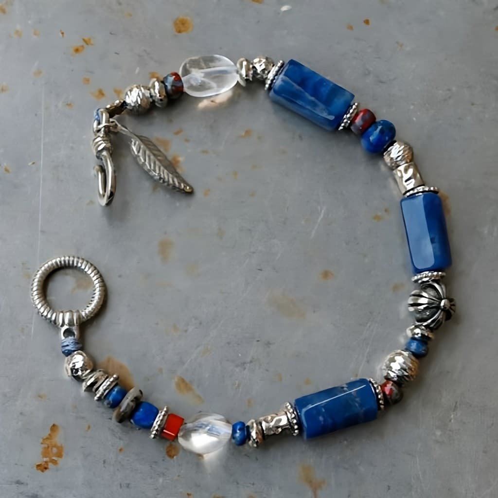 Retro estilo étnico pulso único círculo pulseira High-End luz luxo diy requintado All-Match pulseira presente masculino