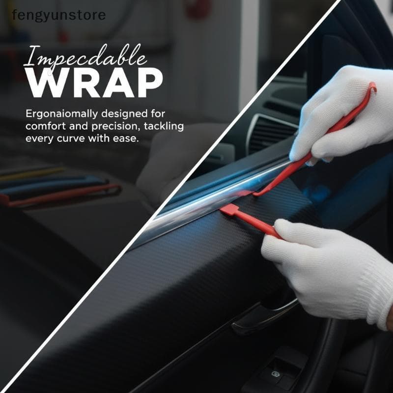7 Pçs Kit De Ferramentas Envoltório Filme Do Carro Vinil Janela Matiz Veículo Stiers Instalar Rodo Conjunto Raspador Ace