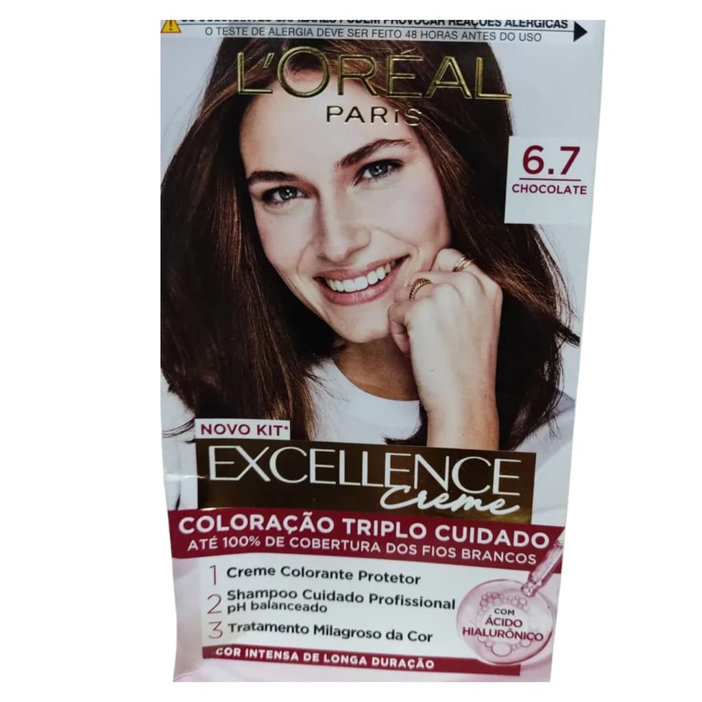 Tinta L'Oréal Paris Tintura Imedia Loreal Cor 6.7 Chocolate
