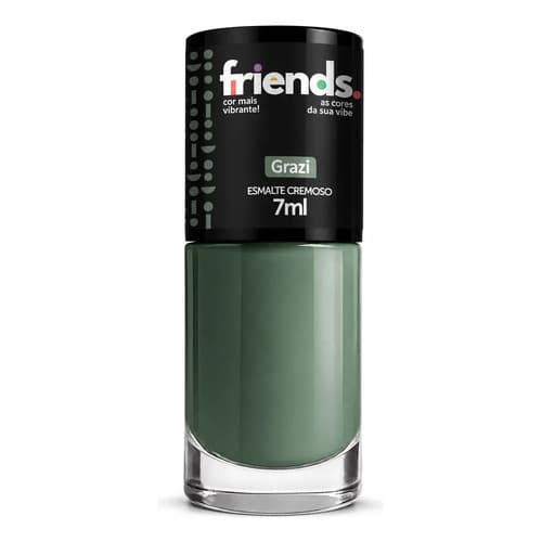 Esmalte Friends Para Unhas Cremoso Nude Verde Grazi Grazi