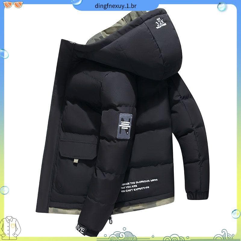 Jaqueta acolchoada de inverno grossa acolchoada jaqueta masculina novo estilo na moda jaqueta Casual juventude jaqueta n