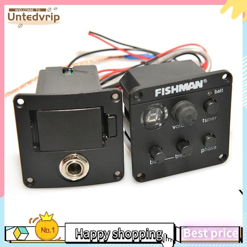 ISYS + EQ Pré-Amplificador Sistema Captador De Guitarra Para Acústica Som Ajustável Acessórios
