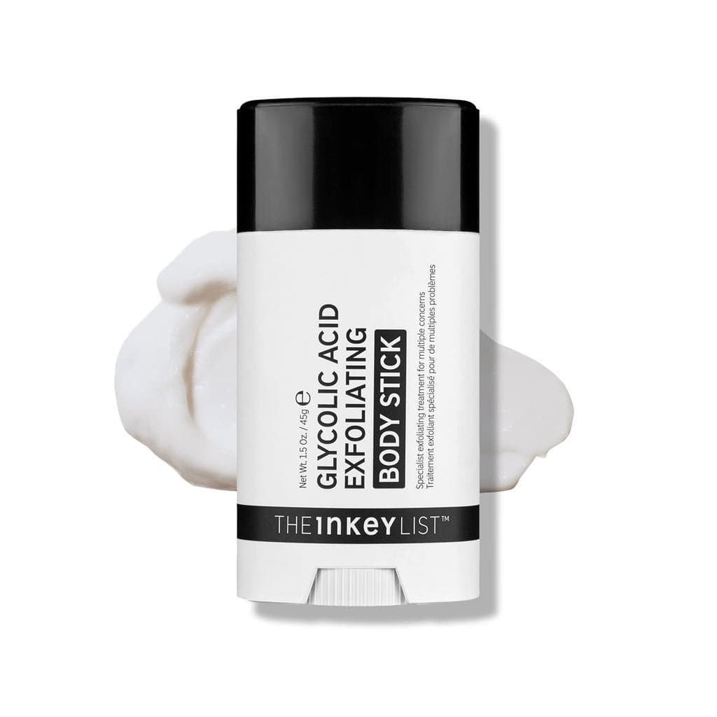INKEY List Bastão Esfoliante Corporal com Ácido Glicólico - Adequado para esfoliação profunda de pele áspera e irregular