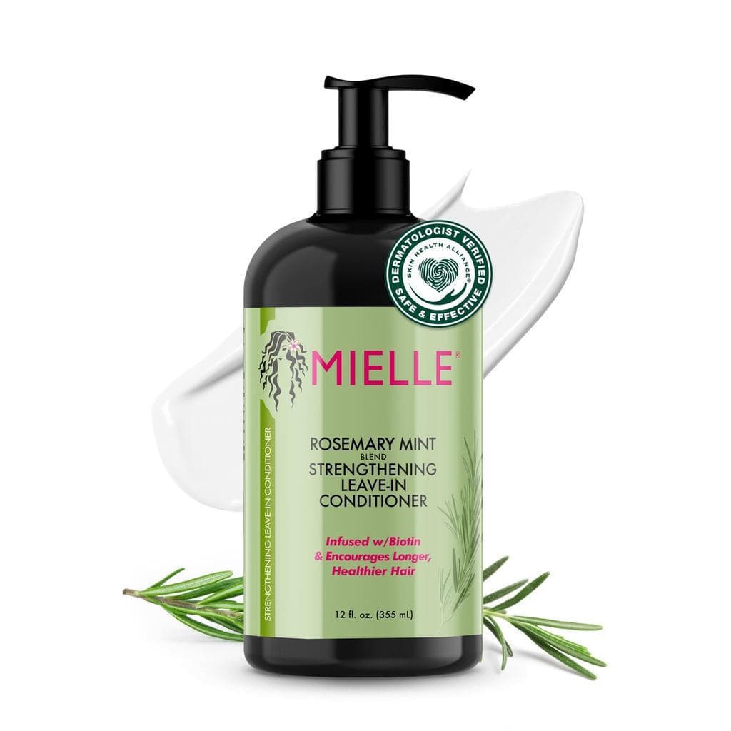 Condicionador Intensivo de Alecrim e Menta MielleOrganics (para Cabelos Cacheados) - Condicionador Hidratante OO5J