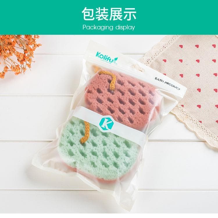 Kanglifu Preço de Fábrica Esponja de Banho, Esponja de Banho Nova Experiência Fresca de Cor Macaron