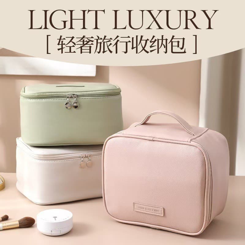 Saco cosmético 2024 novo estilo High-End sentimento portátil viagem portátil saco de higiene pessoal grande capacidade s